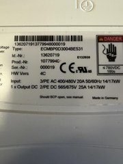 KUKA Power Supply Art No. 00198259 KPP 600-20 Type ECMBP0D3004BE531 - POWER SUPPLIES