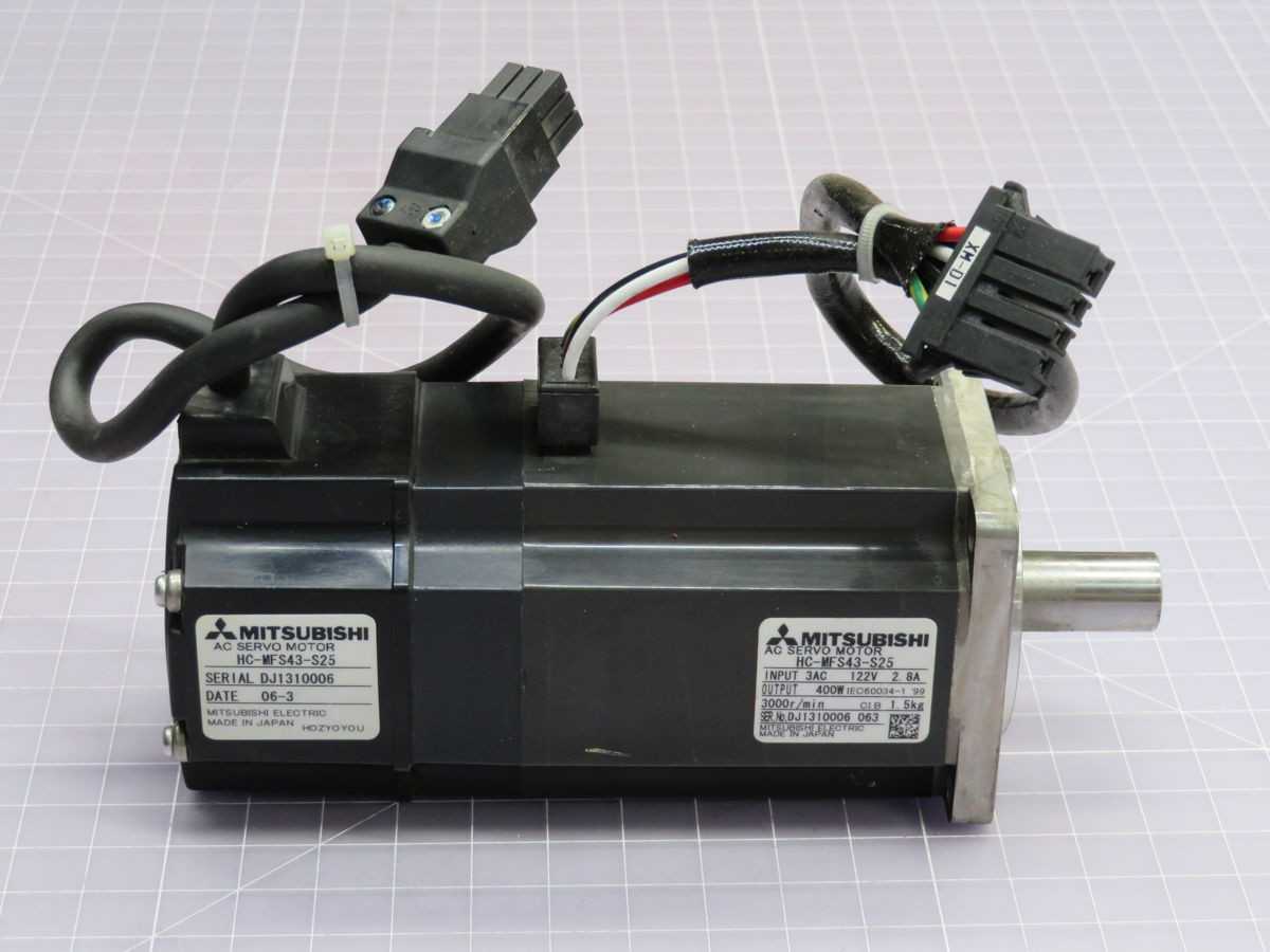 MITSUBISHI HC-MFS43-S25 AC SERVO MOTOR T251164 - SERVO