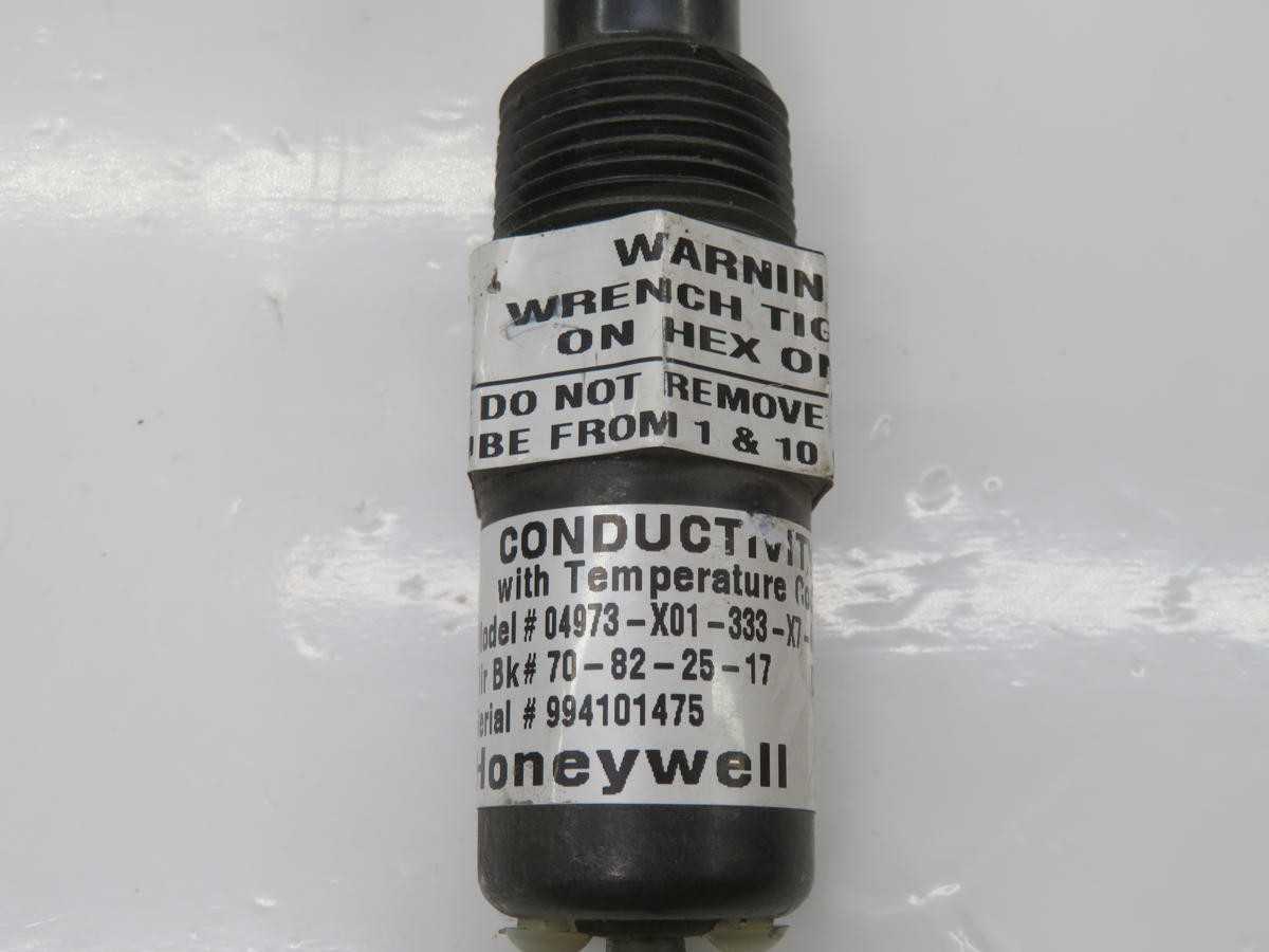HONEYWELL 04973-X01-333-X7-00-000 CELL CONDUCTIVITY SENSOR T234791 - PH & ORP MEASUREMENT