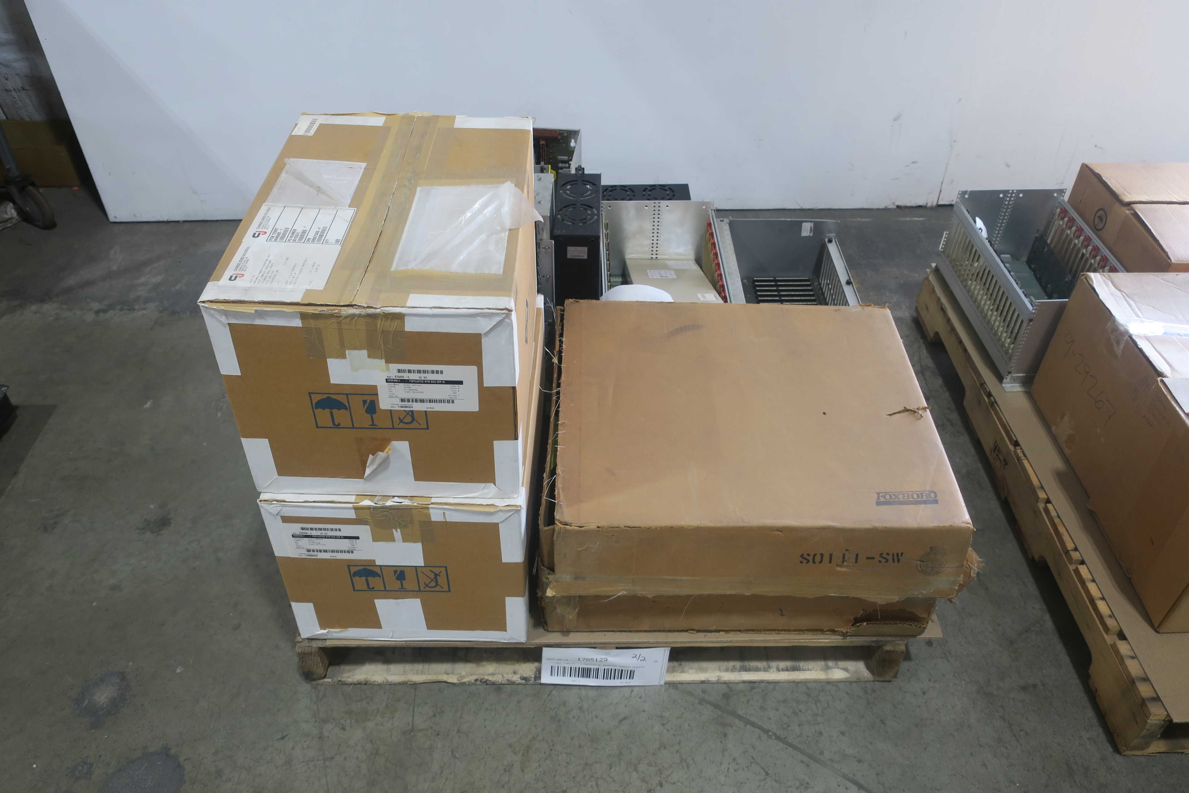 SKU 1785129 - 2 PALLETS OF ASSORTED CHASSIS MODULES - AUTOMATION & CONTROLS