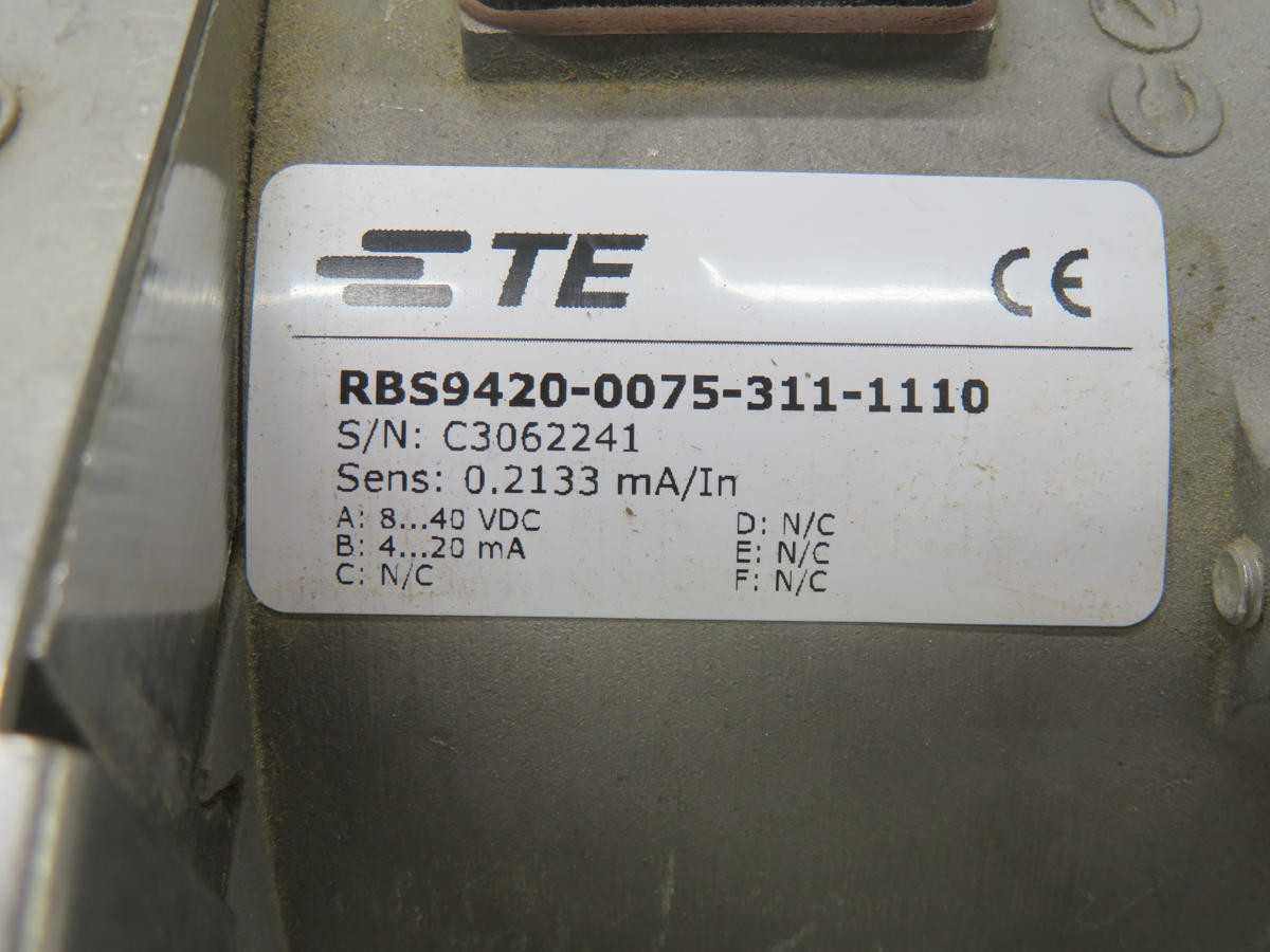 TE CONNECTIVITY RBS9420-0075-311-1110 CABLE ACTUATED SENSOR T213682 - SENSORS