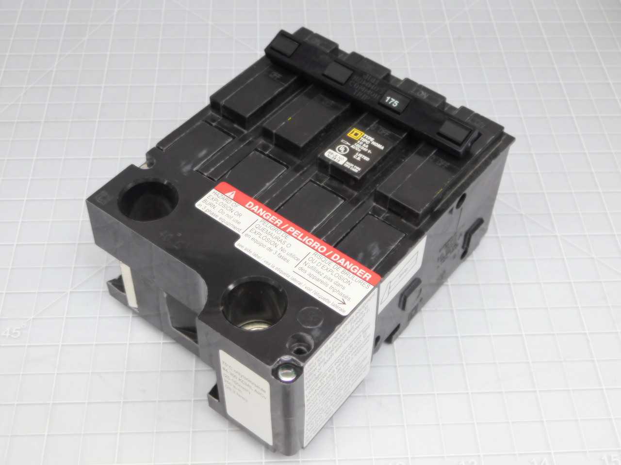 Square D HOM2175BB 175 Amp Plug-On Circuit Breaker T192397 - CIRCUIT BREAKERS