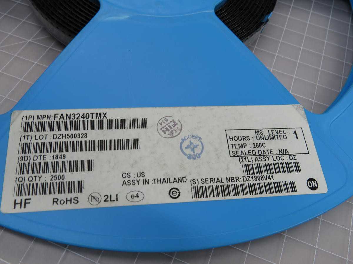 LOT OF 500 ONSEMI FAN3240TMX POWER SWITCH/DRIVER T204988 - CONTROL RELAY