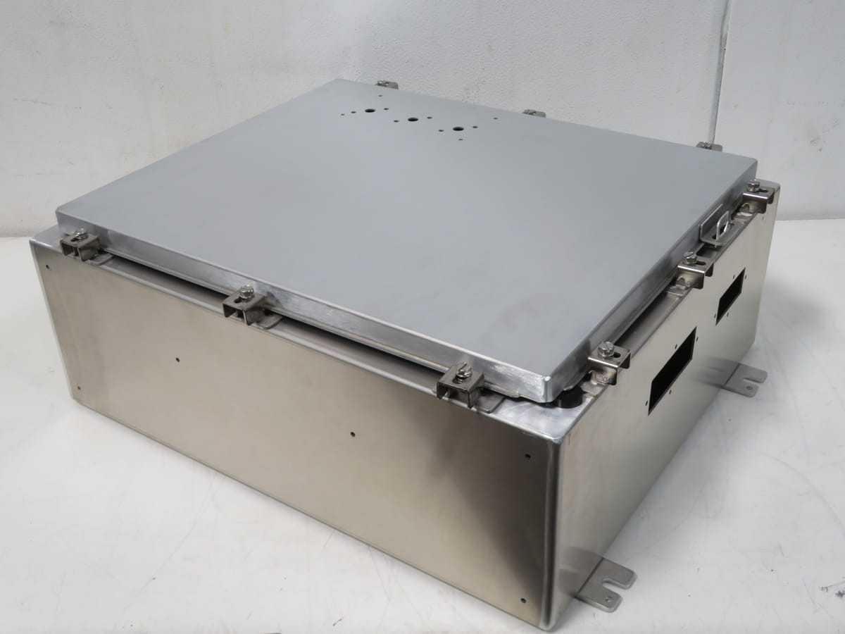 Hoffman 628-3990 A24H2408ALLP/SPL SS Industrial Control Panel Enclosure - ELECTRICAL ENCLOSURES