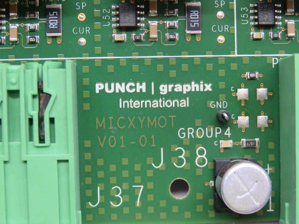 PUNCH GRAPHIX MICXYMOT V01-01 CIRCUIT BOARD T208556 - PCB CIRCUIT BOARDS