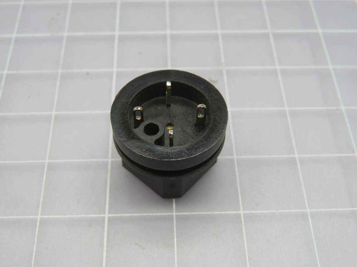 1000 TE CONNECTIVITY A10691 4-PIN HIRSHMAN CONNECTOR T214179 - TELECOMMUNICATION