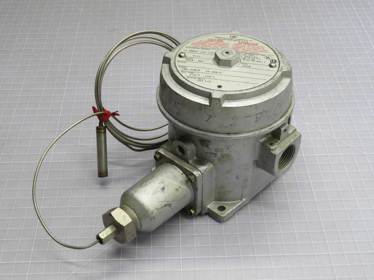 UNITED ELECTRIC 9009 3BS TEMPERATURE CONTROLLER T235977 - TEMPERATURE CONTROL COMPONENTS