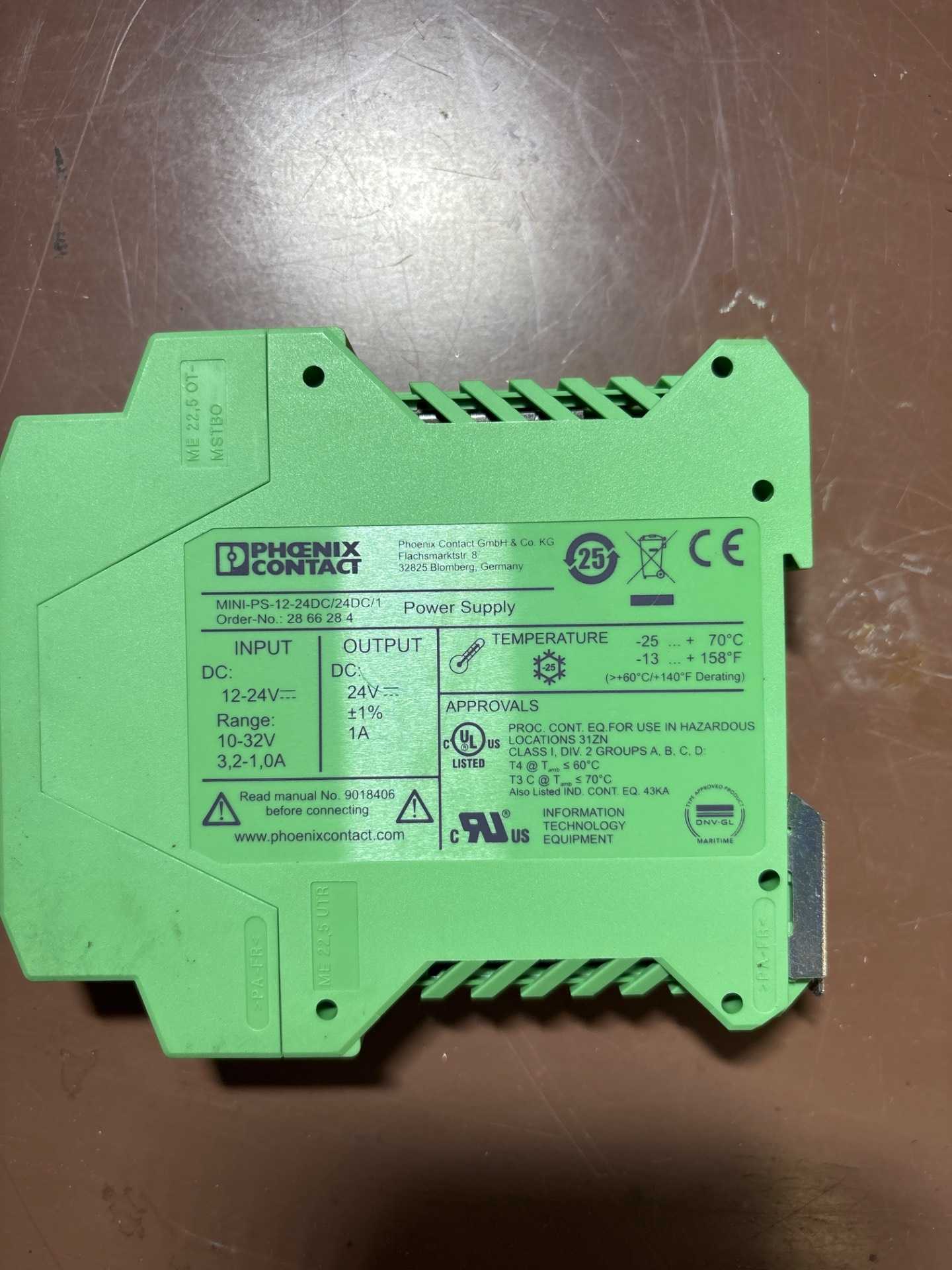 PHOENIX CONTACT MINI-PS-12-24DC/24DC/1 2866284 DC/DC CONVERTER - CONVERTERS