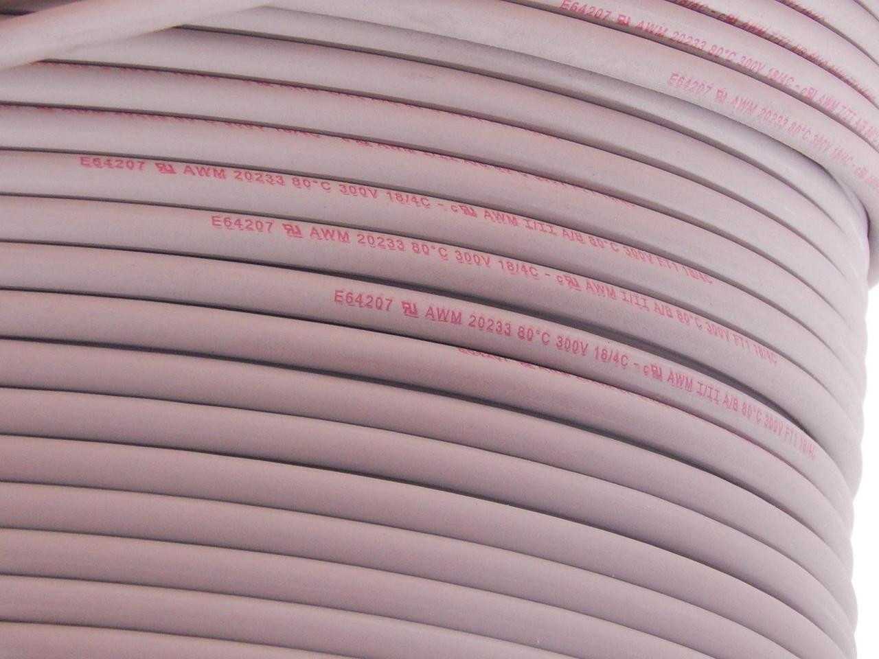 E64207 UL Style 20233 AWM Cable 80 ºC 300 V 757 Ft T83220 - WIRE