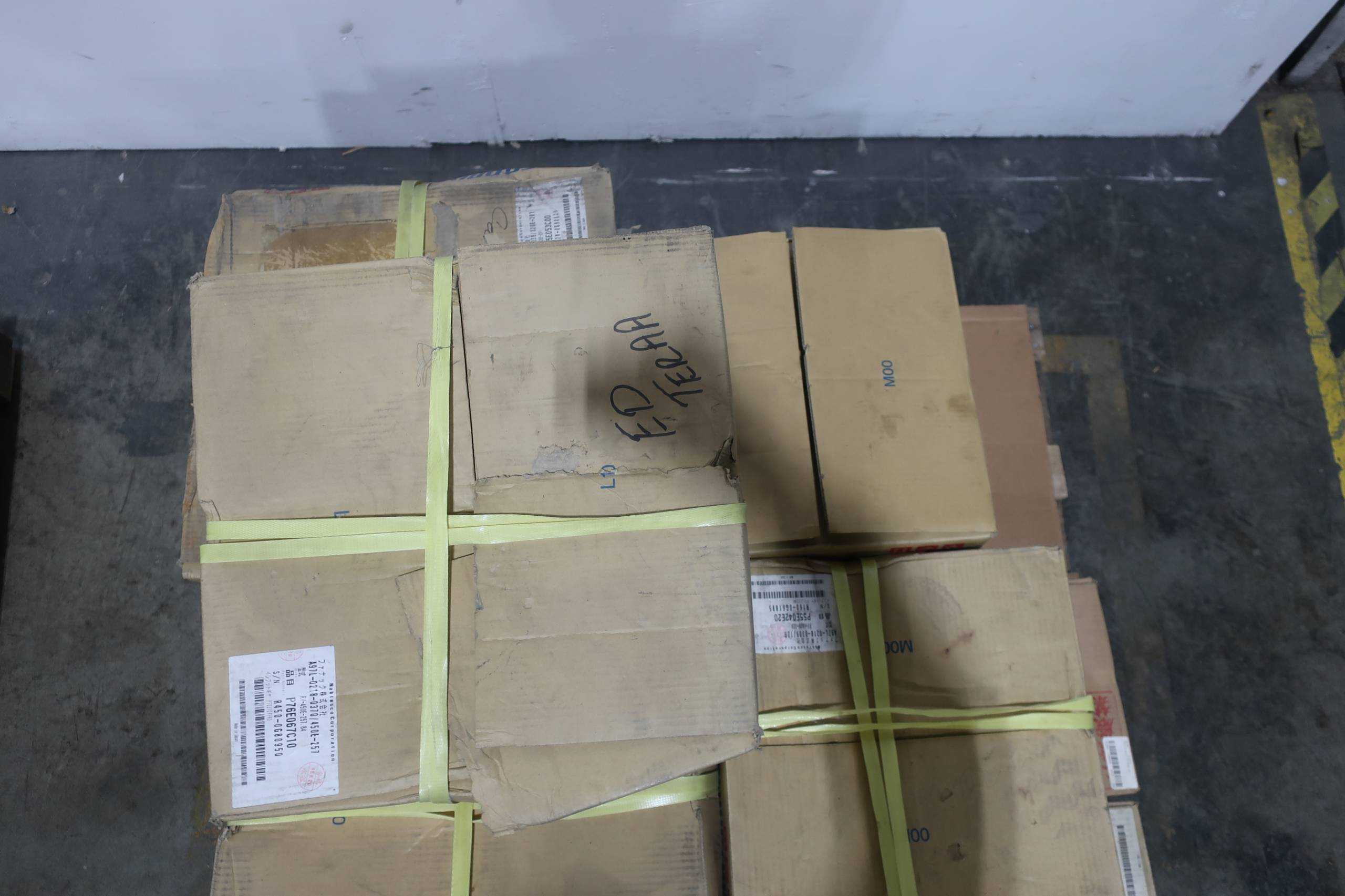 SKU 1743853 - 2 PALLETS OF ASSORTED VIGODRIVE REDUCTION GEARS NABTESCO, TEIJI, YASKAWA, FANUC - ROBOT PARTS