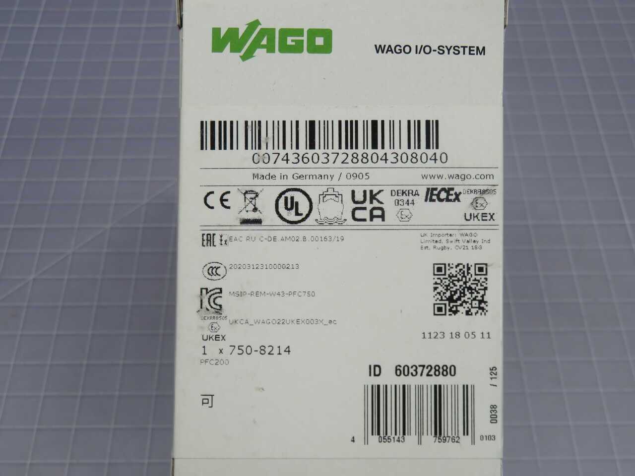 WAGO 750-8214 WAGO PFC200 CONTROLLER, 2XETH, RS232/485 - PLC MODULES