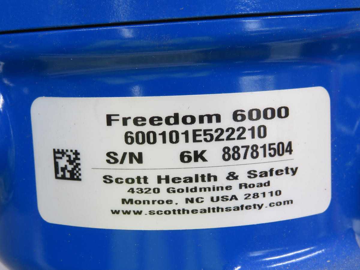 SCOTT 600101E522210 FREEDOM 6000 UNIVERSAL TRANSMITTER T216825 - FLOW TRANSMITTER