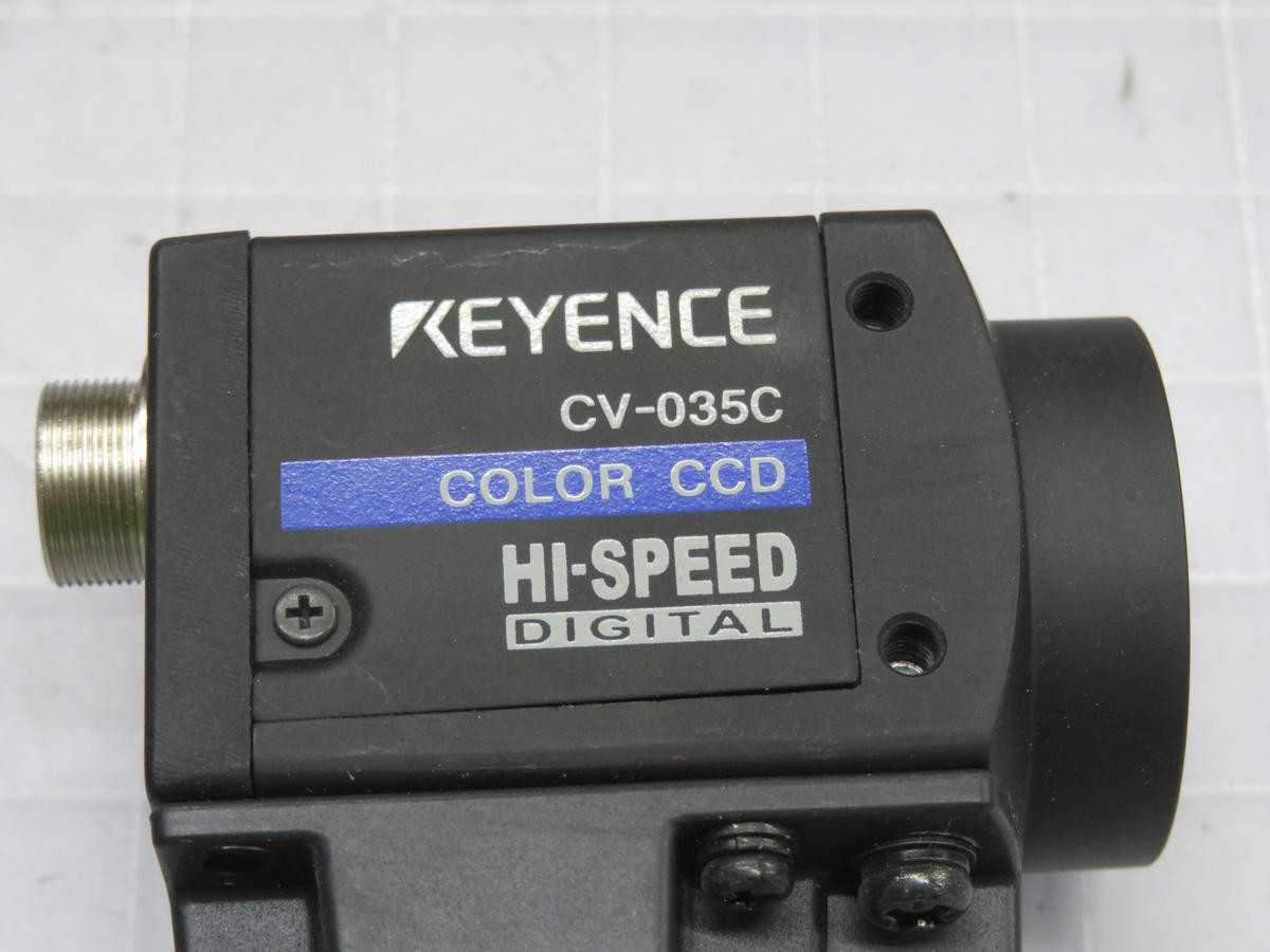 KEYENCE CV-035C COLOR CAMERA T233929 - PLC MODULES