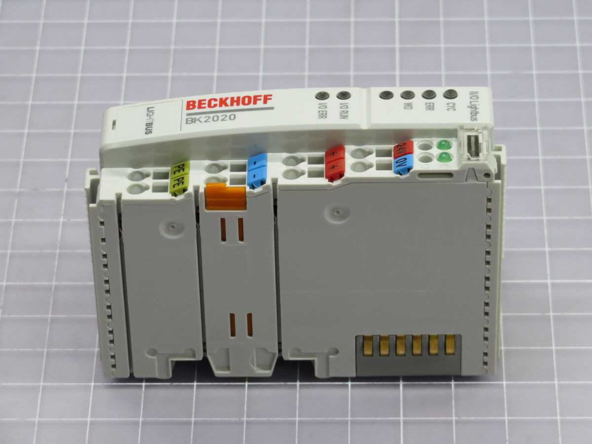 BECKHOFF BK2020 LIGHTBUS BUS COUPLER BH0107 - PLC MODULES