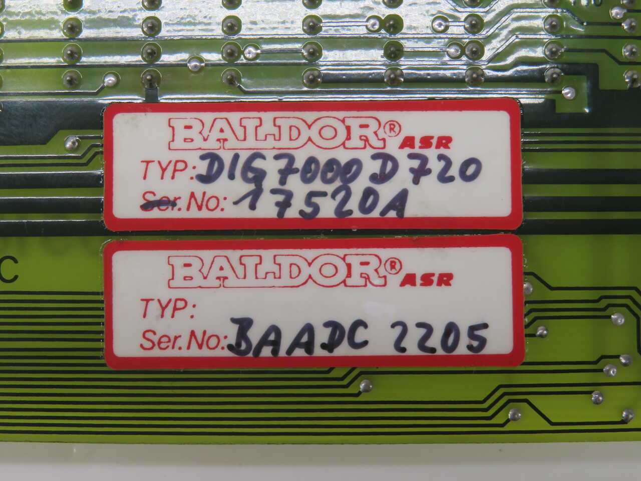 BALDOR DIG7000D720 DIGISYN BOARD T272360 - PCB CIRCUIT BOARDS