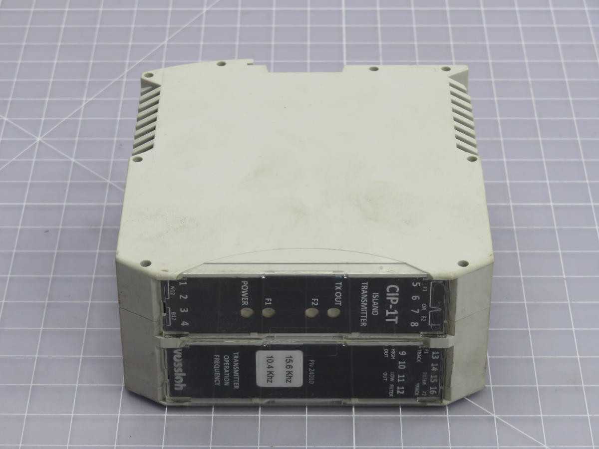 VOSSLOH-SCHWABE CIP-1T-15.6/10.4 KHZ 2401020 CIP-1T TRANSMITTER T238790 - AUTOMATION & CONTROLS