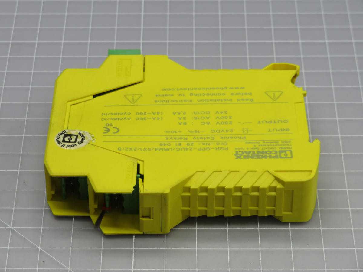 PHOENIX CONTACT PSR-SPP-24UC/URM4/5X1/2X2/B SAFETY RELAY T220356 - SAFETY RELAY