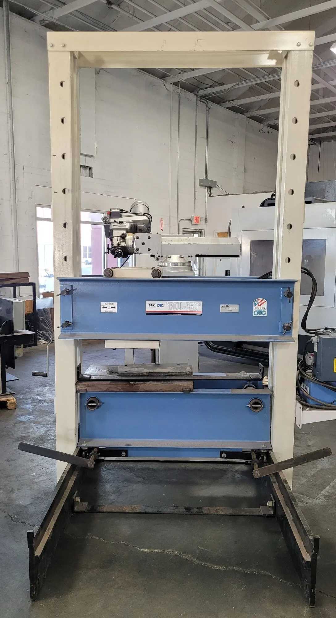 OTC Heavy-Duty 100 Ton Roll-Bed Press Model 1865 - Industrial Strength Performance - HYDRAULIC PRESSES