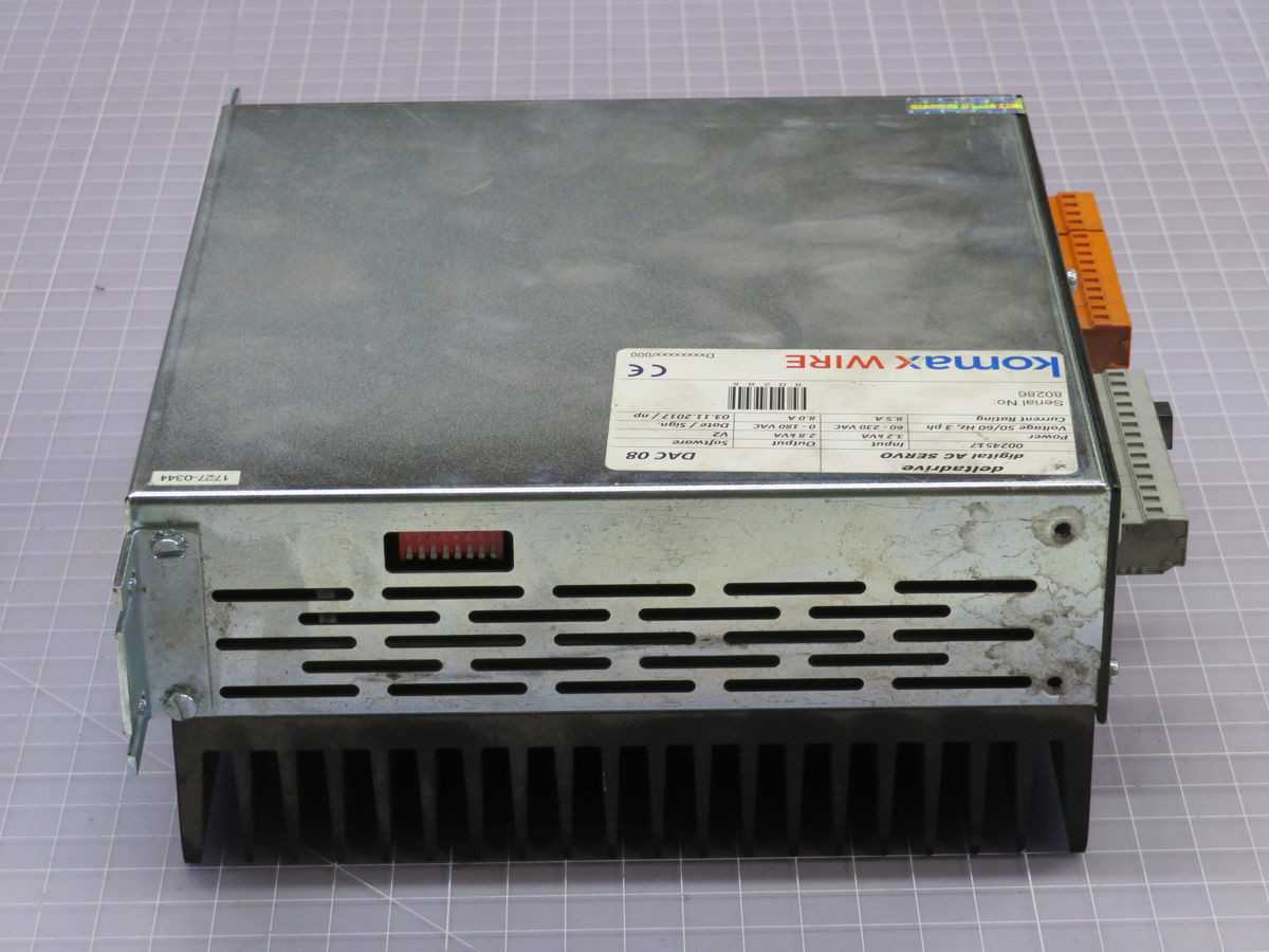 DELTA DRIVE DAC08 AC SERVO DRIVE T255311 - AC VFD DRIVES