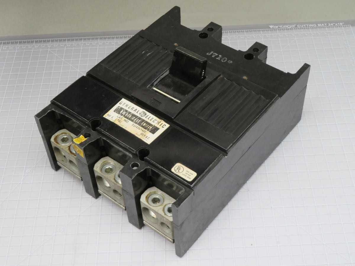 GENERAL ELECTRIC TJJ436Y400 CIRCUIT BREAKER 3 POLE 400 A T194084 - AUTOMATION & CONTROLS