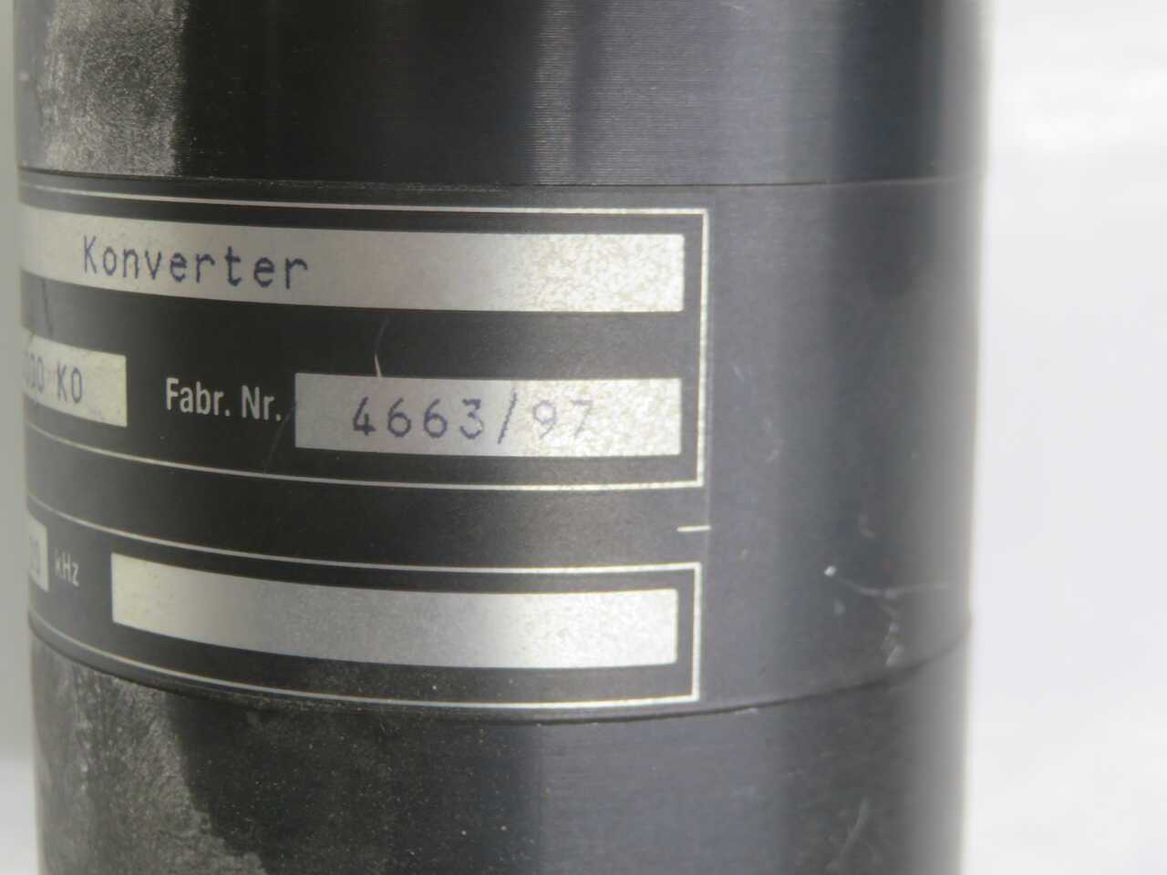 HERRMANN 20/4000 K0 HIGH-POWER ULTRASONIC CONVERTER - WELDING EQUIPMENT