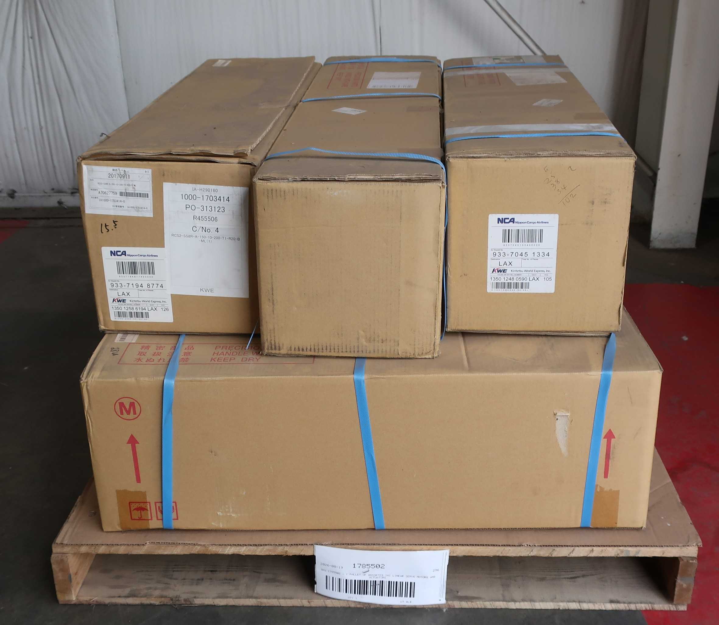SKU 1785502 - 1 PALLET OF ASSORTED IAI LINEAR SERVO MOTORS AND ACTUATORS - LINEAR SERVO MOTORS