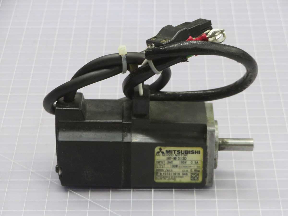 MITSUBISHI HC-MFS13D AC SERVO MOTOR T243889 - SERVO