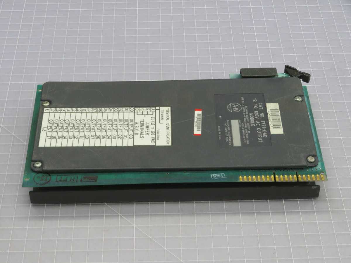ALLEN BRADLEY 1771-OAD OUTPUT MODULE T241113 - AUTOMATION & CONTROLS