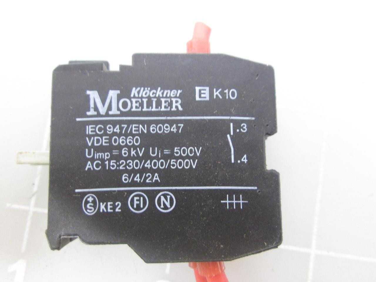 LOT OF 101 KLOCKNER MOELLER 340B K10 CONTACT BLOCK T62524 - TERMINAL BLOCKS