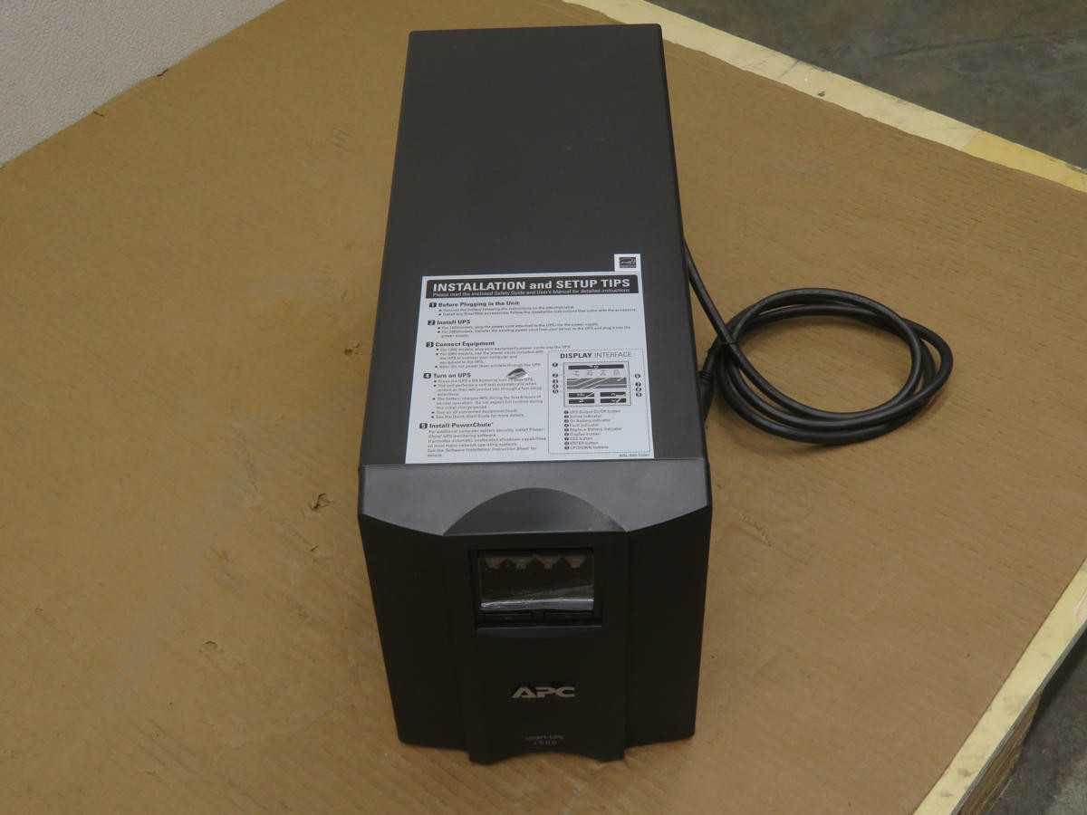 APC SMT1500 SMART-UPS LINE INTERACTIVE T212259 - COMPUTER & PERIPHERAL UPS