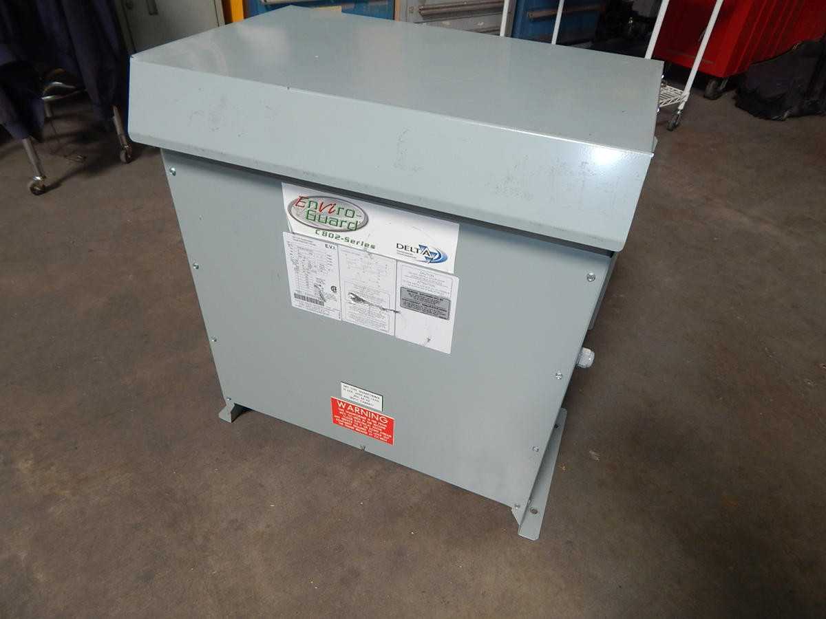 Delta Transformers XD3C0015 Dry-Type Transformer 15 kVA 3 Phase M3689 - DRY TRANSFORMERS