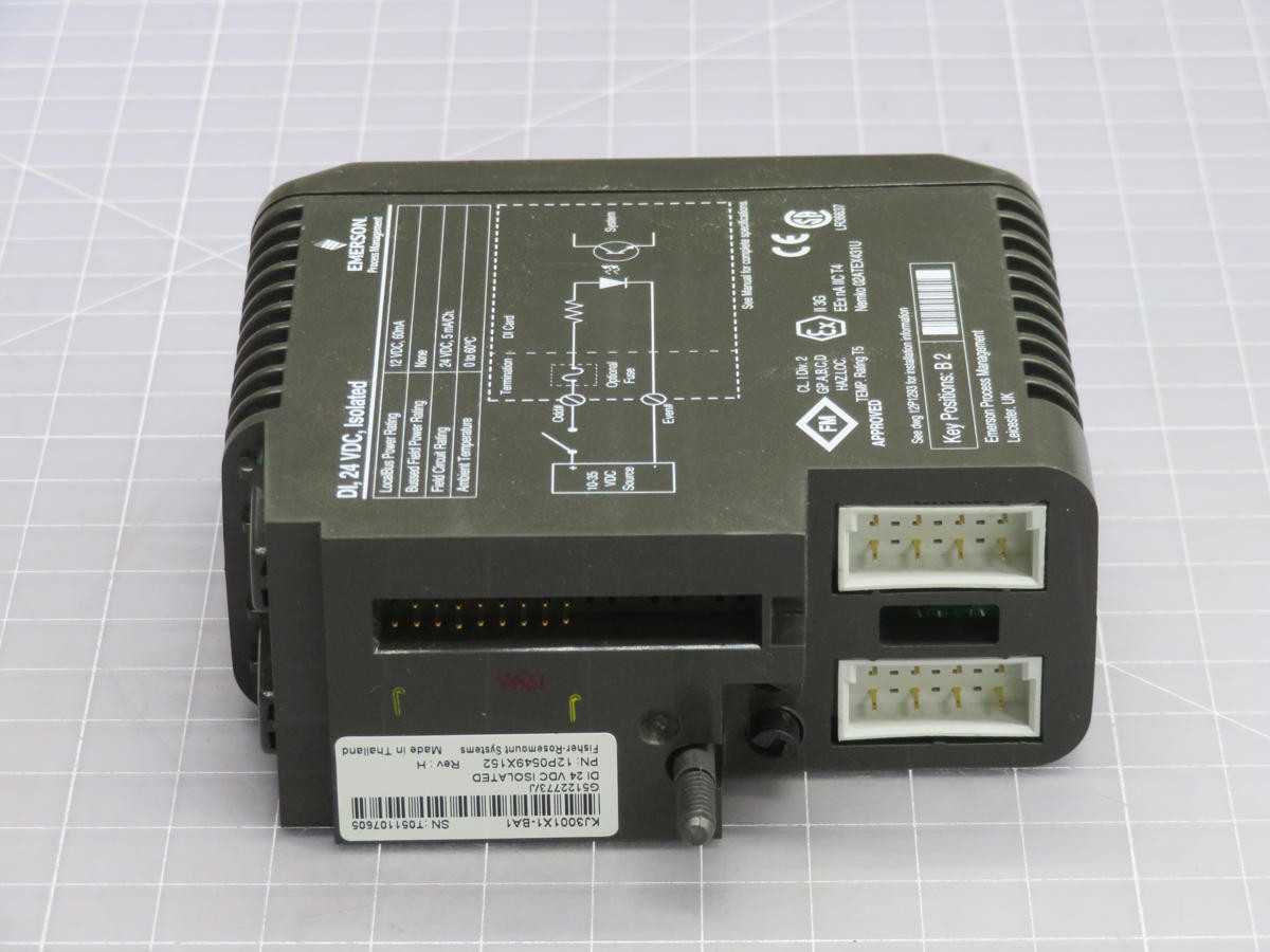 EMERSON KJ3001X1-BA1 INPUT MODULE T232967 - PLC MODULES