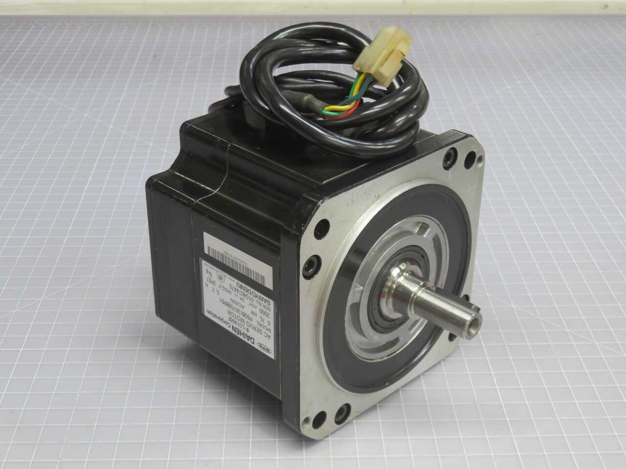 Daihen W-L01496F P60B13075DBPD1 AC Servo Motor T271265 - SERVO MOTORS