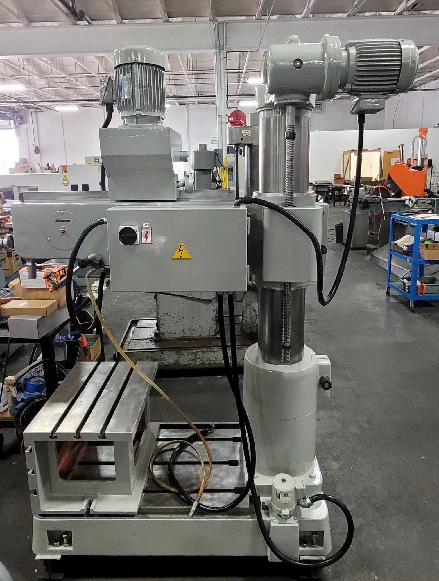 SHARP RD820 RADIAL ARM DRILL - 3 HP, 1500 RPM, 33.5" ARM, MT#4 SPINDLE - RADIAL ARM DRILLING MACHINES