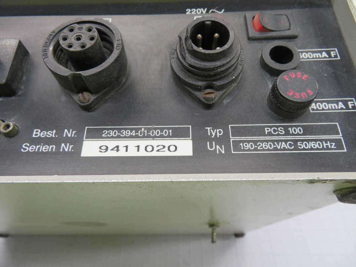 STAHL PCS 100 BATCH COUNTER CONTROLLER T214530 - OPERATOR CONTROLS