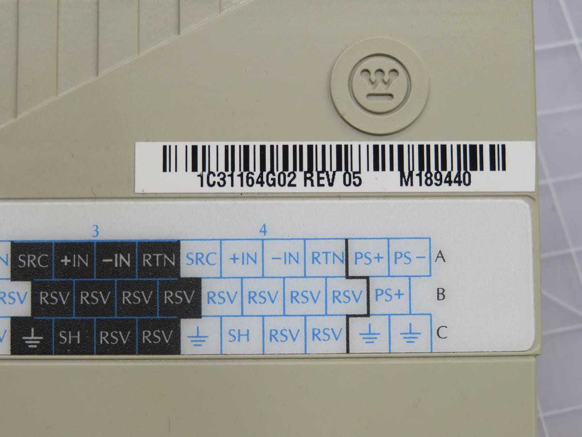 WESTINGHOUSE 1C31164G02 INPUT MODULE T238379 - PLC MODULES