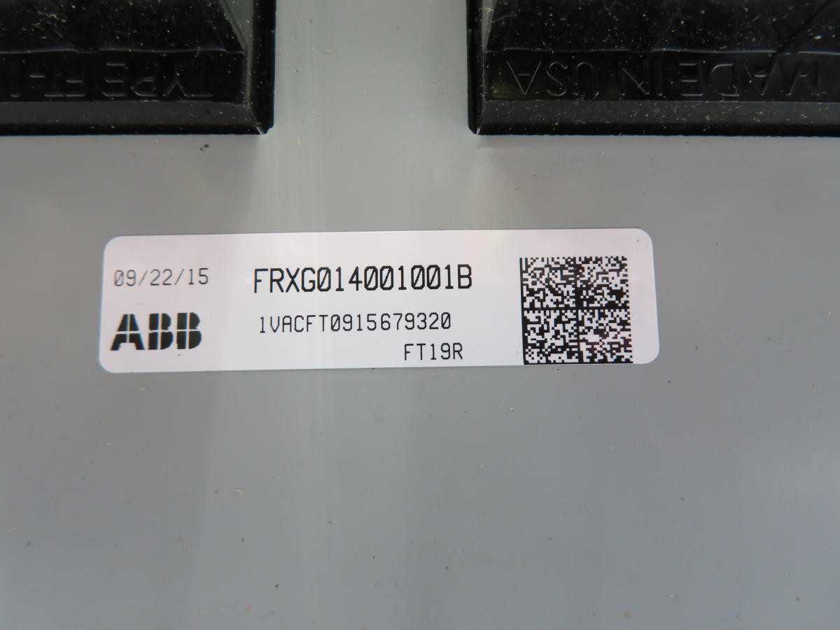 ABB FRXG014001001B FLEXITEST SWITCH ASSEMBLY T200847 - DISCONNECT SWITCHES