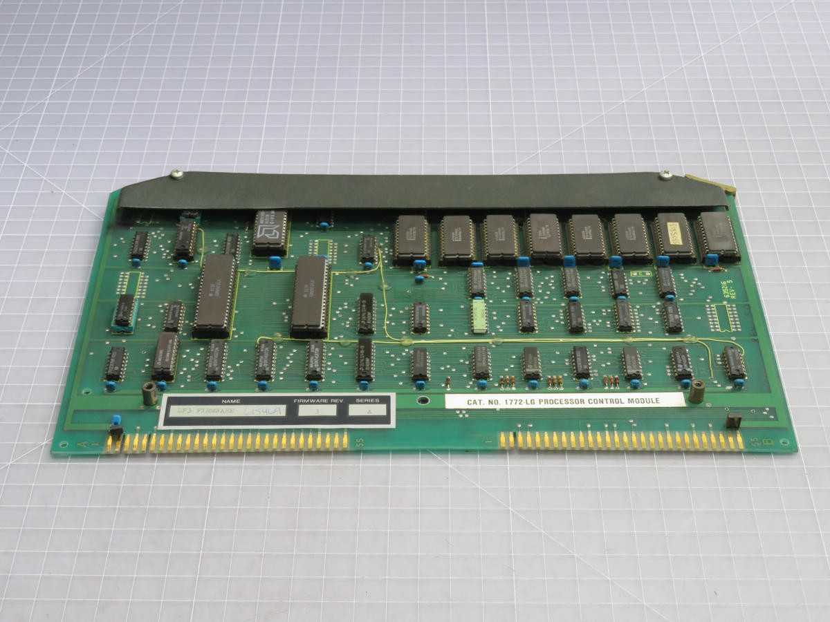 Allen Bradley 1772-LG Processor Control Module T232939 - AUTOMATION & CONTROLS