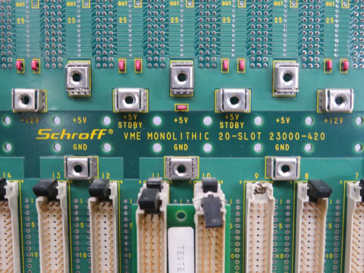 SCHROFF 23000-420 VME MONOLITHIC CIRCUIT BOARDS T248498 - PCB CIRCUIT BOARDS