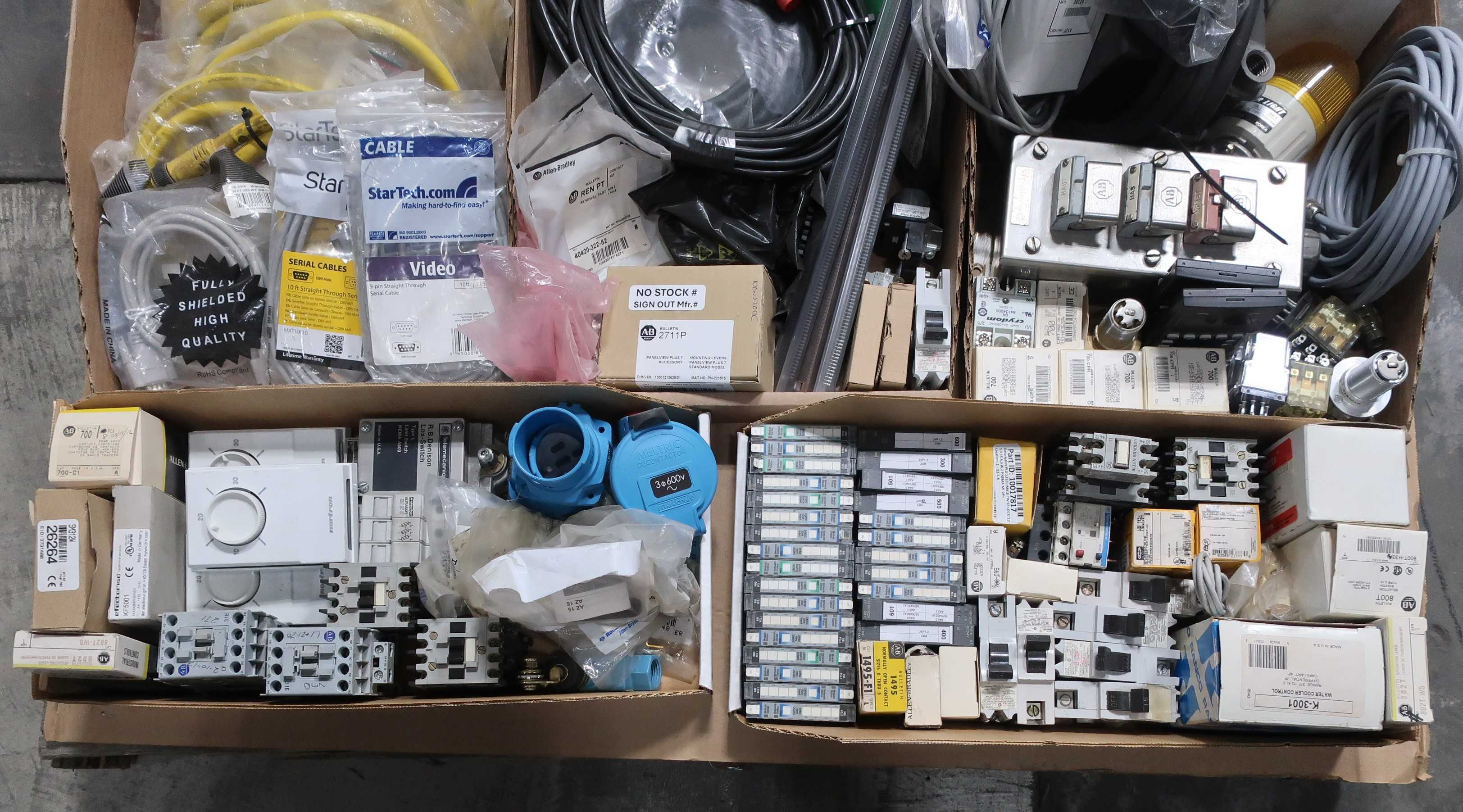 SKU 1766387 - 4 PALLETS OF ASSORTED AUTOMATION AND ELECTRICAL CONTROLS - AUTOMATION & CONTROLS