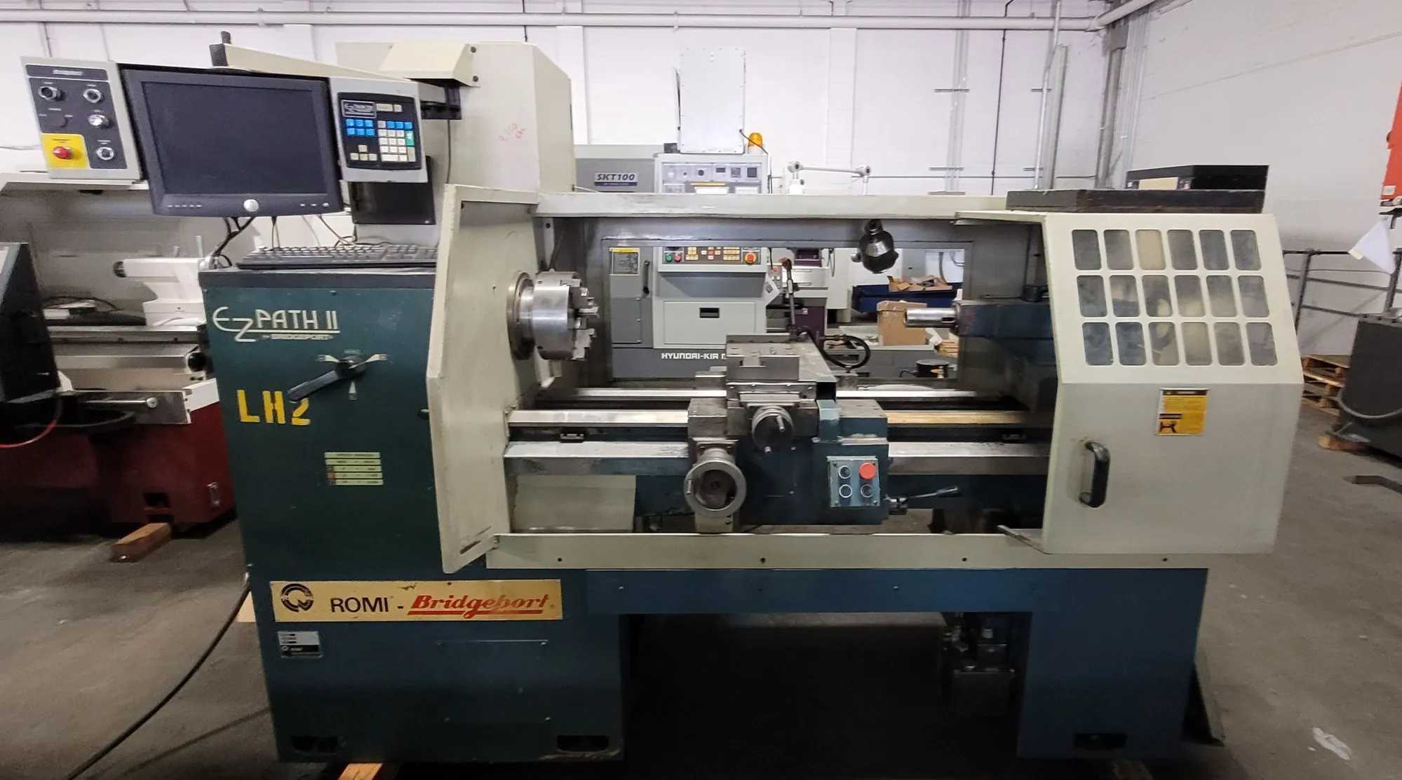 1995 BRIDGEPORT ROMI EZ PATH II CNC LATHE, 20" X 40", 10 HP, 3,500 RPM - CNC LATHES