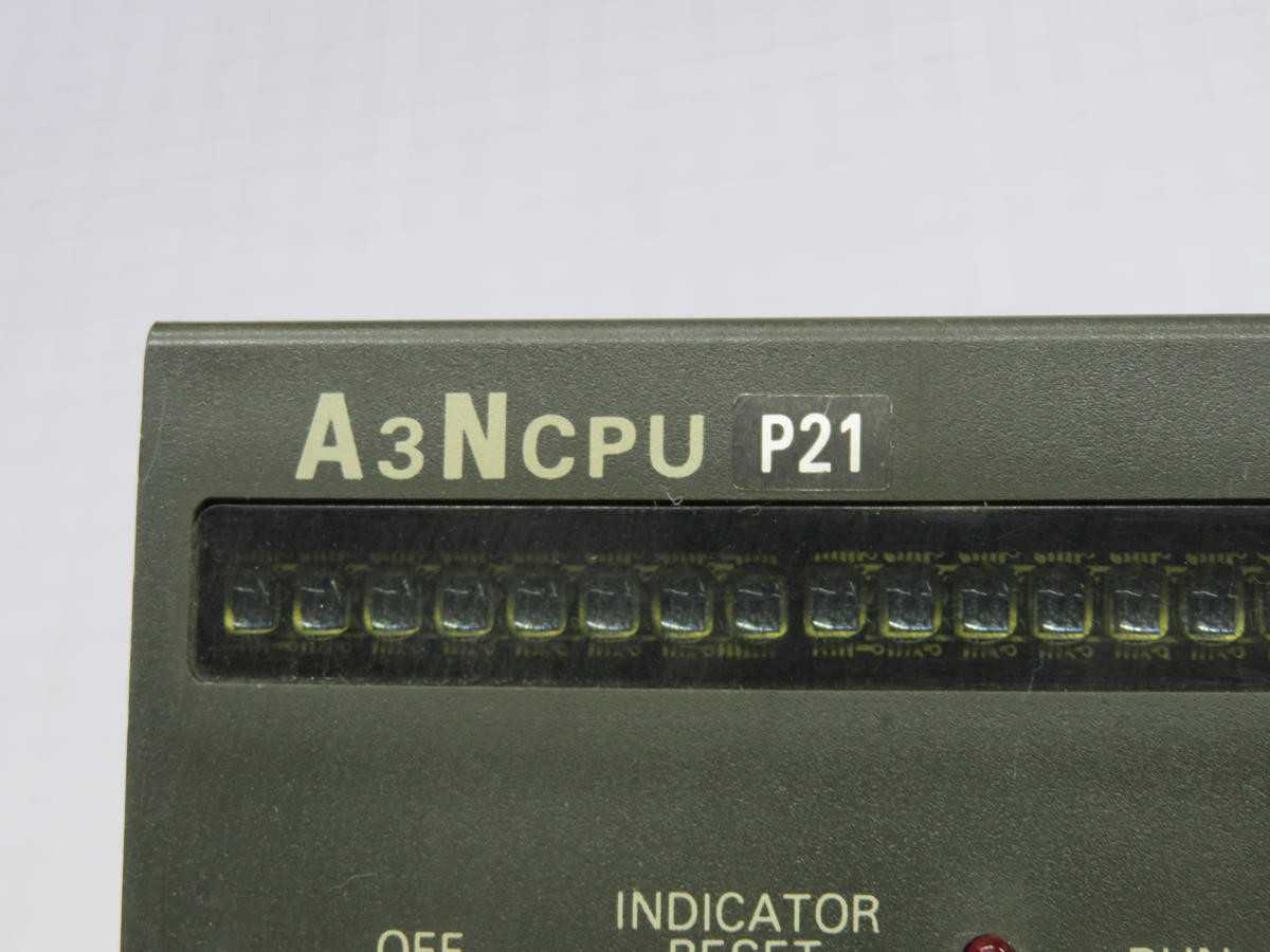 MITSUBISHI A3NCPU P21 PLC MODULE RACK T227853 - PLC MODULES