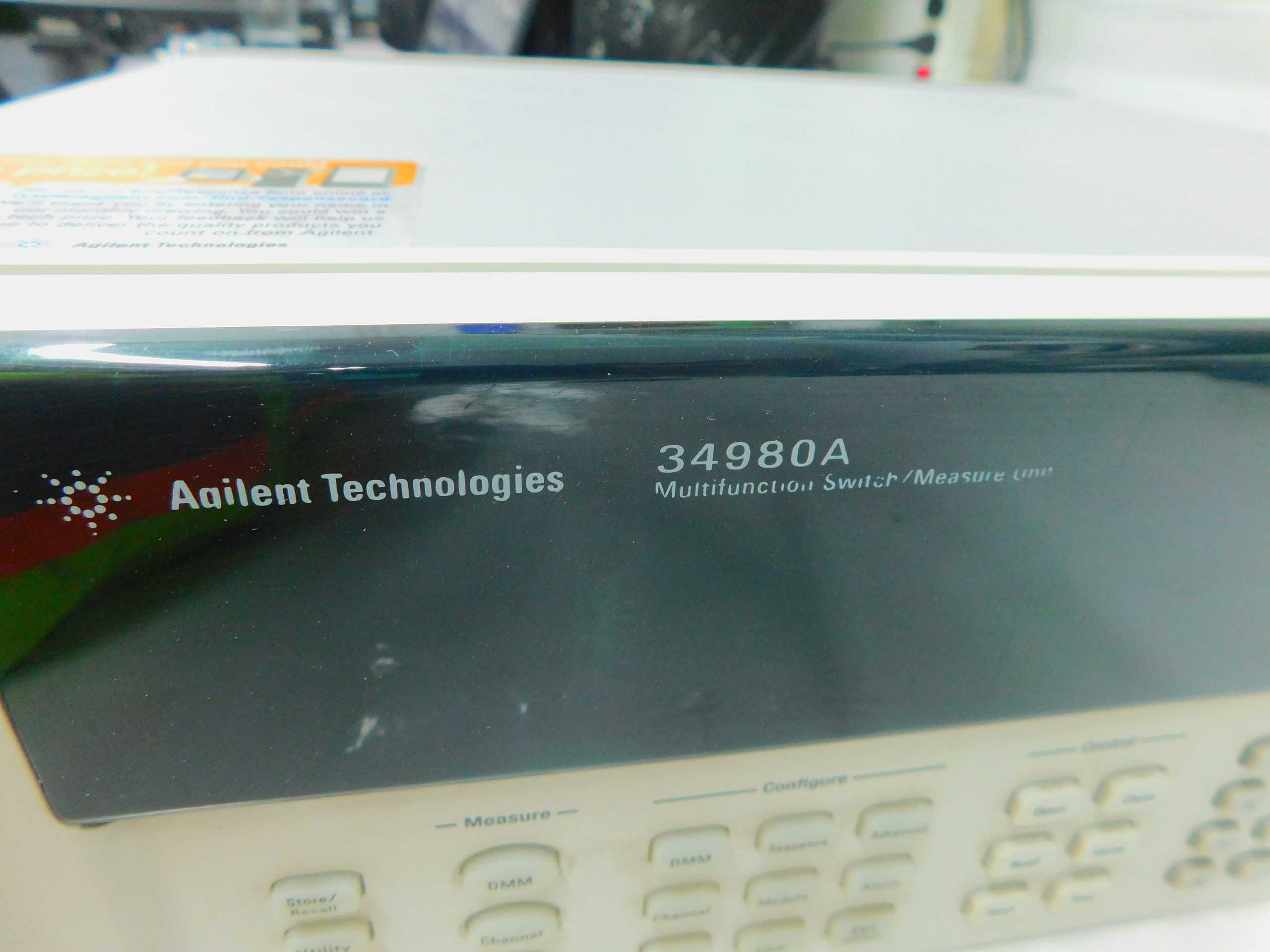 AGILENT 34980A 8-SLOT MULTIFUNCTION SWITCH/MEASURE MAINFRAME - USED M7856 - POWER SUPPLIES