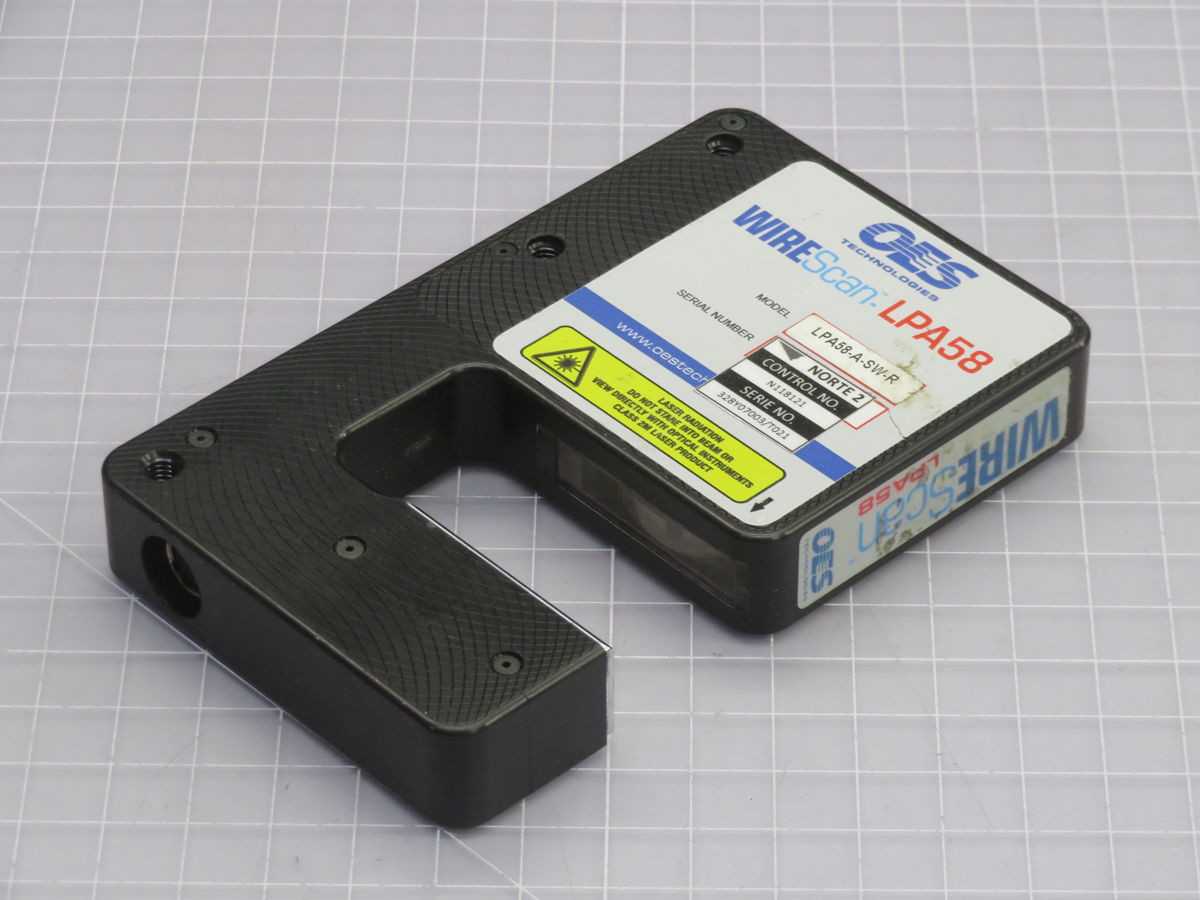 OES TECHNOLOGIES LPA58 LPA58-A-SW-R WIRESCAN DYNAMIC OPTICAL SENSOR T258195 - SENSORS