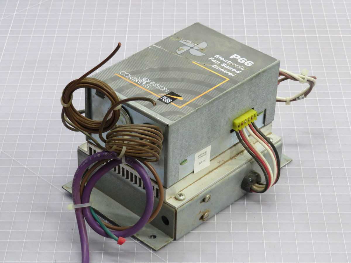 Johnson Controls P66 Electronic Fan Speed Control T247595 - OPERATOR CONTROLS