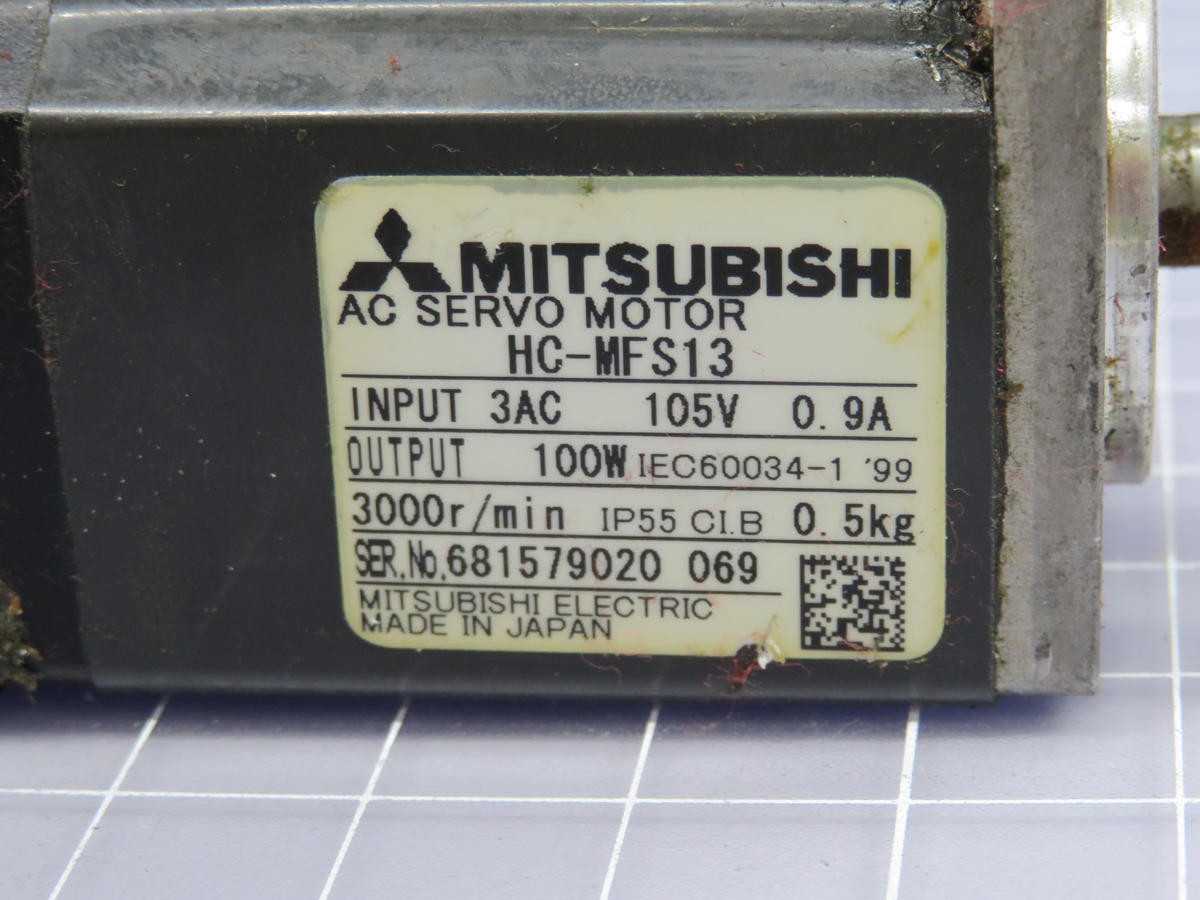 MITSUBISHI HC-MFS13 AC SERVO MOTOR T211415 - SERVO