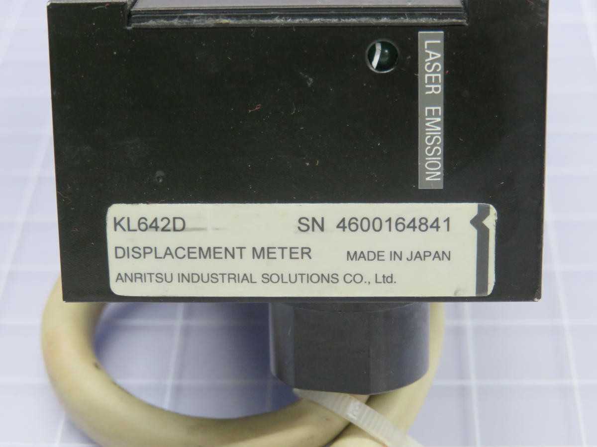 ANRITSU KL642D DISPLACEMENT METER T211470 - OPERATOR CONTROLS