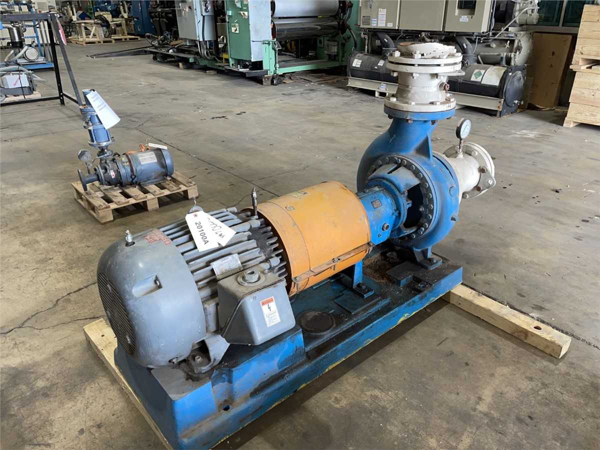 40 HP Goulds 3196 Water Pump, 3500 GPM, 8'' Discharge, Includes Motor - CENTRIFUGAL PUMP