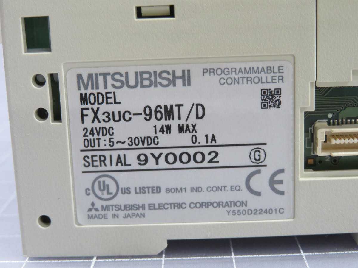 MITSUBISHI FX3UC-96MT/D CONTROLLER T233934 - PLC MODULES