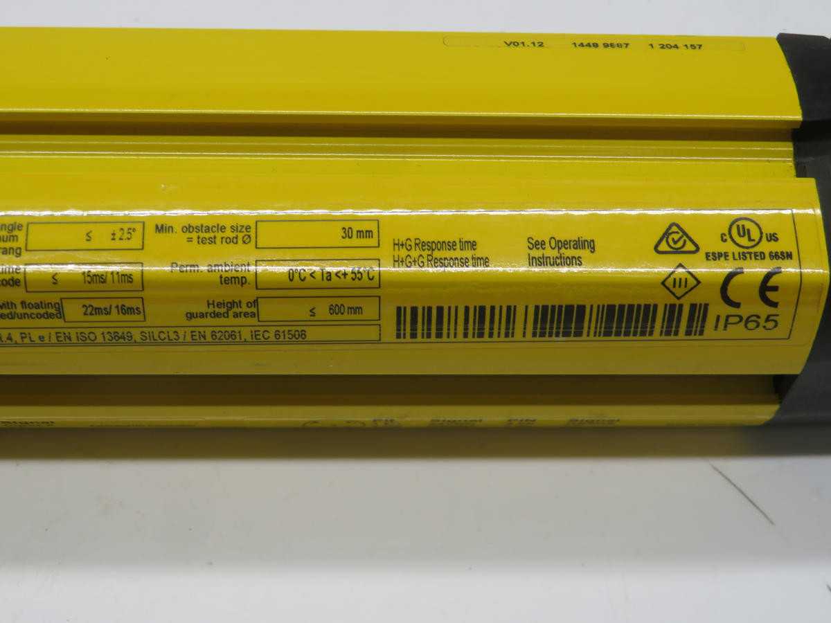 SICK XC40E-0603A0A0CBA0 Safety Light Curtain Receiver T210841 - SENSORS